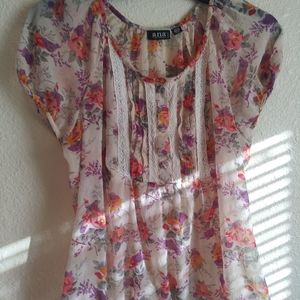 Flowered blouse